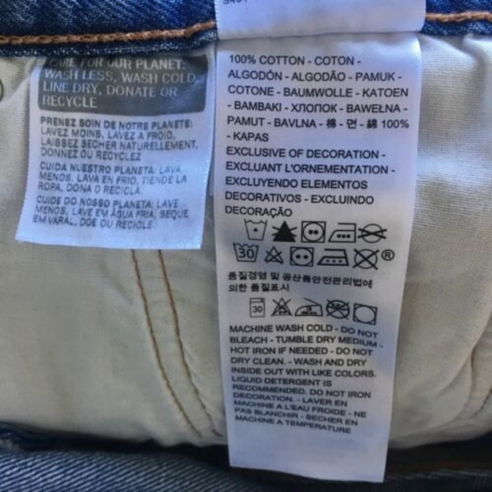 Sold Levi's 501 Denim Cutoff Shorts High Rise Size 31 Vintage Light Wash Frayed - Picture 10 of 10